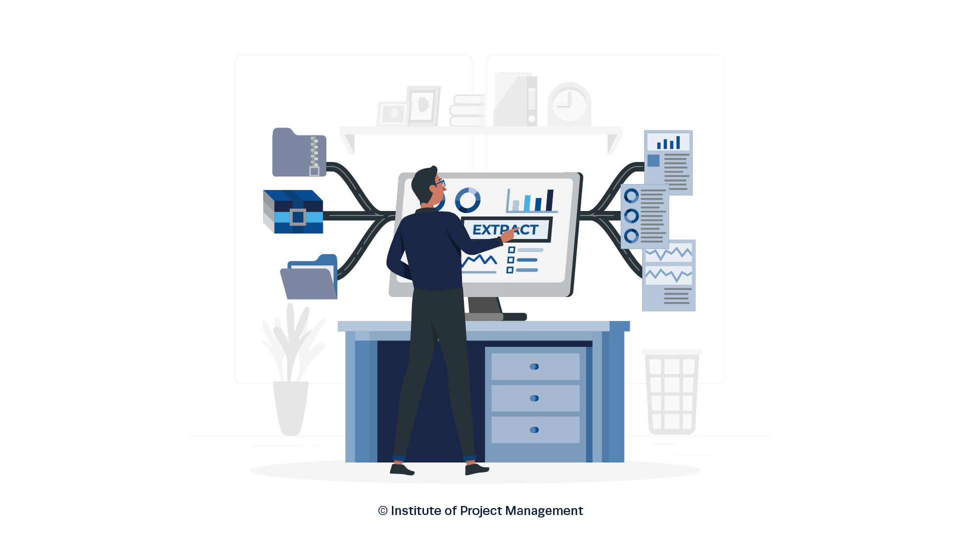 project management illustration